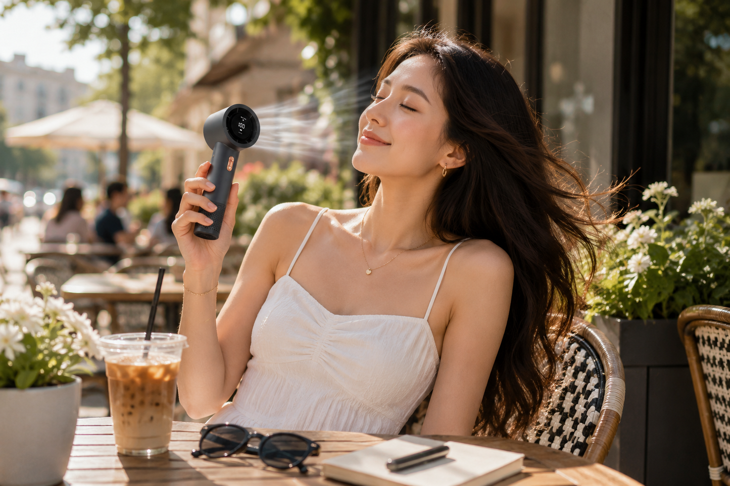 Mini Handheld Fan USB Fast Charging Portable High-Speed Mute Air Calculator Fan for Travel And Outdoor Activities