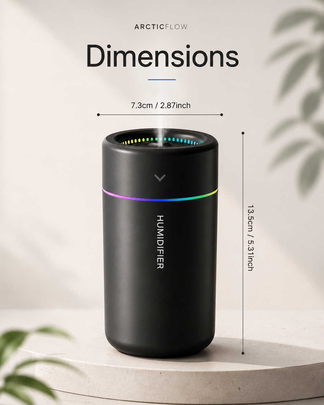 ArcticFlow™ Mini Aroma Humidifier